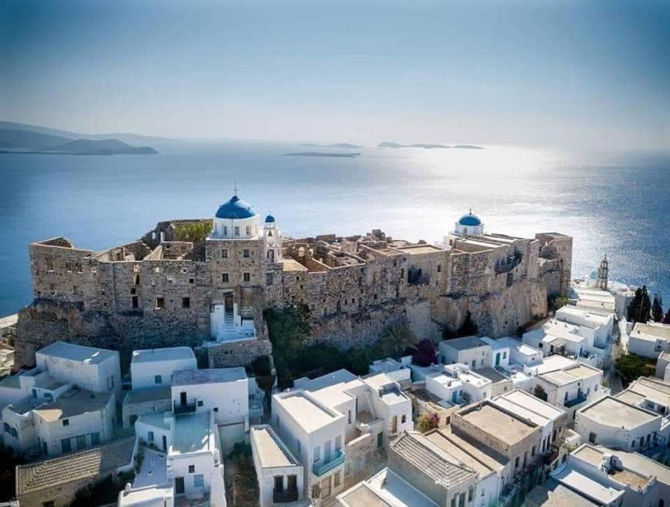 Hotel Asvestoti Mesonettes Blue Light Σιελ Μεζονετεs Pera Gyalos Exteriér fotografie